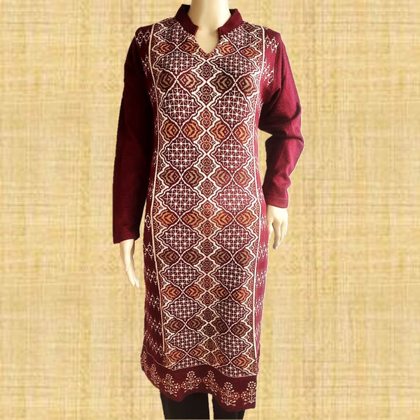 Casual Wear Full Sleeve 5012 Fancy Woolen Kurtis at best price in Ludhiana